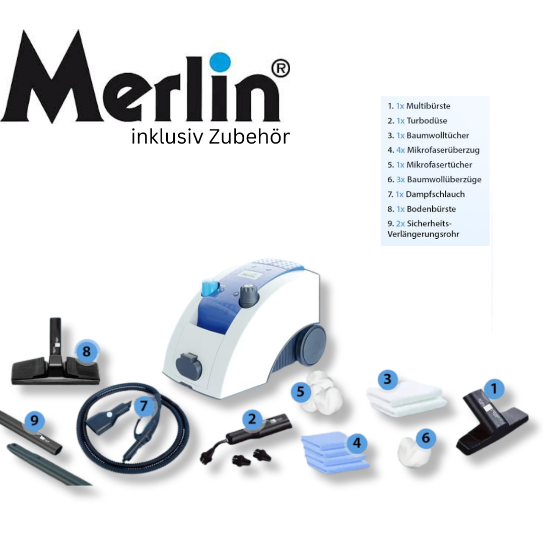 Merlin Royal Dampfreiniger Sets